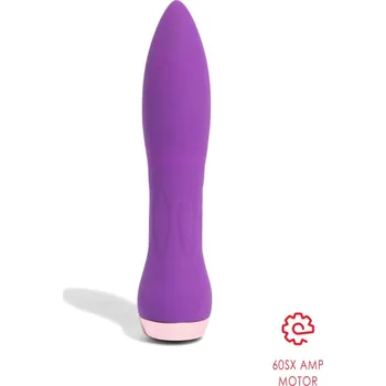 Vibrátor Nu Sensuelle Silicone 60SX AMP Bullet mini vibrátor fialová