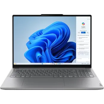 Notebook Lenovo Yoga Pro 9 16IMH9 Intel Core Ultra 7 155H Laptop 40,6 cm (16") 3.2K 16 GB LPDDR5x-SDRAM 512 GB SSD NVIDIA GeForce RTX 4060 Wi-Fi 6E (802.11ax) Windows 11 Home Šedá