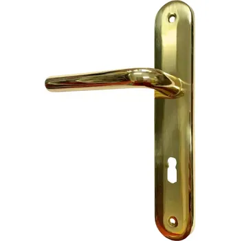 Dveřní kování Dveřní štítové kování COBRA VERONIKA BB72 OLV mosaz leštěná, lesklá