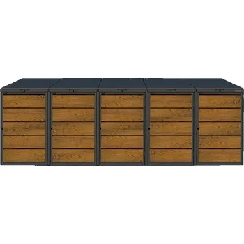 Popelnice Kryty na popelnici 240-5 RAL: Zlatý dub