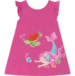 MAYORAL dívčí letní šaty interaktivní obrázek Mořská panna růžová vel. 80 cm