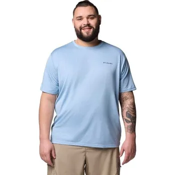 Pánské triko Columbia HIKE CREW 2x Světle modrá, Tmavě šedá