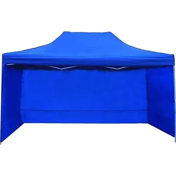 Zahradní altán JAKS Nůžkový stan profi 3 x 4,5 m modrý