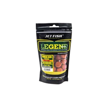 Boilies JetFish Jet Fish Legend Range Extra tvrdé boilie ROBIN RED BRUSINKA 24mm 250g