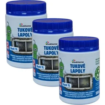Čistič septiku a jímky Baktoma Bacti TL - bakterie do Lapolů - 0,5kg BACTI TL - AKCE: 3 x 0,5 kg