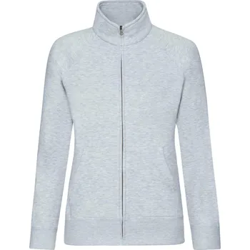 Dámská mikina Fruties Dámská mikina na zip Ridvan vřesová šedá XL