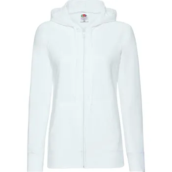 Dámská mikina Fruties Dámská mikina na zip Gjemail bílá M