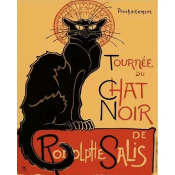 Plechová cedule Plechová cedule Chat Noir