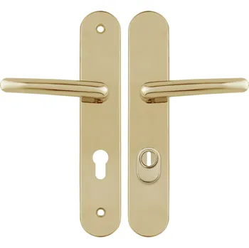 Dveřní kování Bezpečnostní dveřní kování Cobra SVEVA PZL 92 mm, OLV mosaz leštěná