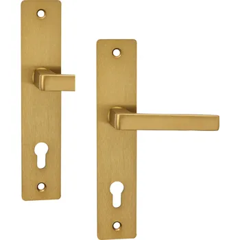 Dveřní kování Bezpečnostní kování Cobra TOWER H PZ 92 mm, F4 bronzový elox