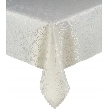 ubrus Ubrus Odolný Skvrnám Krémový 140 x 240 Ornament Popínavé Rostliny