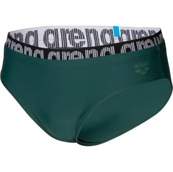 Pánské plavky Pánské plavky Arena ELASTIC LOGO 7 Tmavě zelená, Černá, Bílá