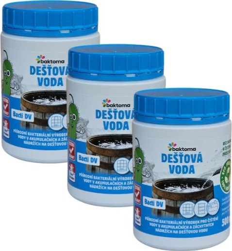 Baktoma Bacti DV - bakterie pro jímky na dešťovou vodu - 0,5 kg BACTI DV - AKCE: 3 x 0,5 kg