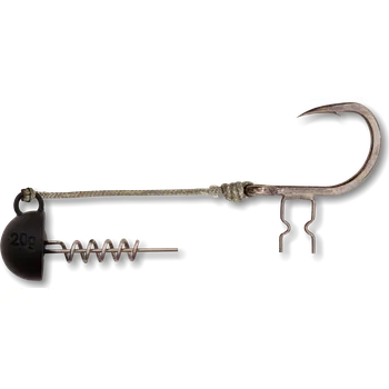 Rybářský háček BlackCat Black Cat #6/0 Shad Claw Rig 50g 100kg 1 pcs