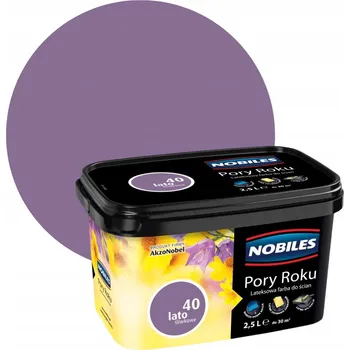 barva na zeď Barva barva na stěny Nobiles 2,5 l Letní Švestka 40 mat