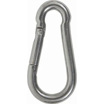 karabina Nerezová karabina, průměr 4 mm - 14 mm Velikost: průměr 5 mm - délka 50 mm