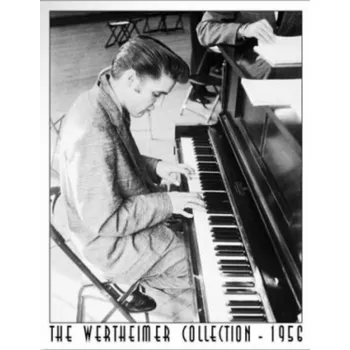 Plechová cedule Plechová cedule Elvis Presley The wertheimer Collection 1956 klavír