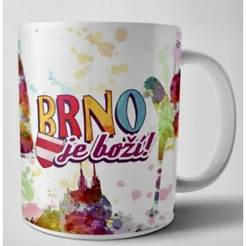 Keramický hrnek Brno je boží