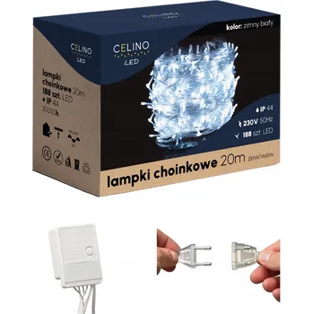 Vánoční dekorace Vánoční osvětlení na stromeček Celino pro interiér 20 m, 101 - 200 světýlek