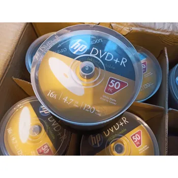 Optické médium HP DVD+R x16 Potisknutelné, balení 100 ks (cake box)