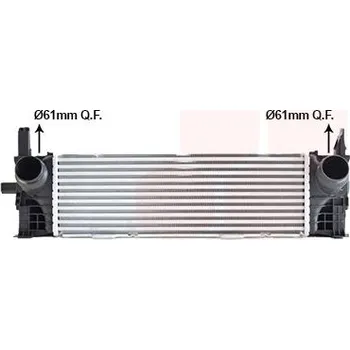 Chladič motoru Chladič turba VAN WEZEL 06014717