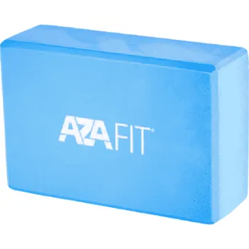 Blok na jógu EVA AZAfit modrý Lehký a odolný