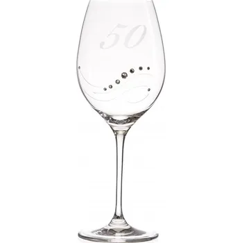 Sklenice Výroční číše Samantha s výbrusem a diamantami značky Swarovski