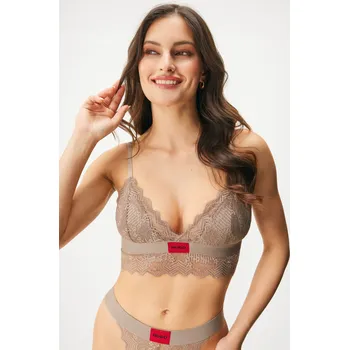 Podprsenka Podprsenka HUGO Triangle RL Lace Bralette