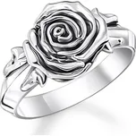 Thomas Sabo TR2487-637-21-56 prstýnek midnight rose silver