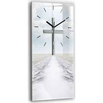 Hodiny Nástěnné hodiny SacroArte šedé 30 cm