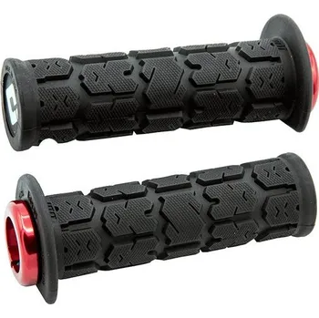 grip ODI GRIPS Rogue ATV Lock-on v2.1, 125 mm, Black/Red clamps