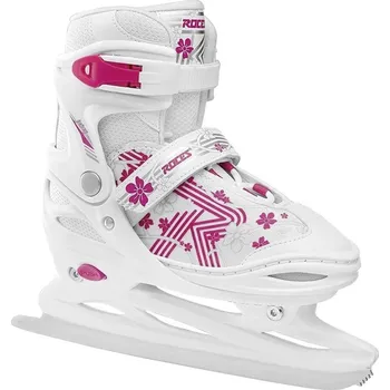 Zimní brusle Brusle lední ROCES JOKEY GIRL 3.0 white-pink vel. 30-33