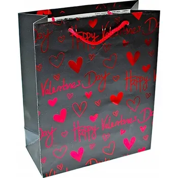 Dárková taška Vixon Dárková taška na Valentýna černá V-187