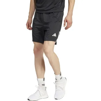 Pánské kraťasy Pánské sportovní kraťasy adidas SERENO AEROREADY CUT 3-STRIPES SHORTS L Černá, Bílá