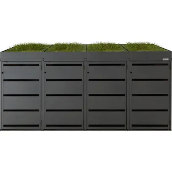 Přístřešek na popelnici Kryt na popelnici KUBA 120-4 AGRO