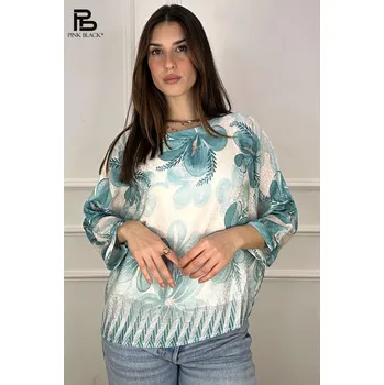 Dámská košile Halenka Lamiar 33638YTHB barva: zelená-khaki