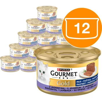 Gourmet Gold s jehněčím - paštika 12 x 85g