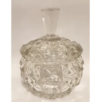 Cukřenka Skleněná cukřenka hutní sklo