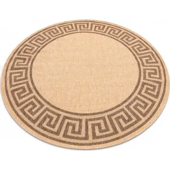 Koberec Koberec SIZAL FLOORLUX kruh 20014 mais / coffee