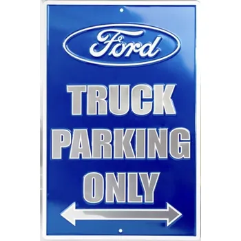 Plechová cedule Plechová cedule auto Ford Truck parking only