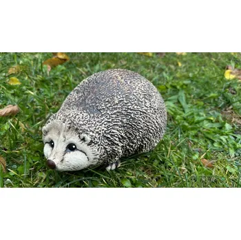 Zahradní dekorace Keramický ježek velký natural