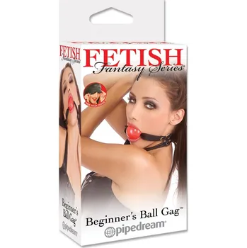 Roubík Pipedream - Roubík Beginner ball gag red