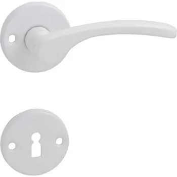 Dveřní kování Dveřní rozetové kování Cobra LAURA-R BB bílé