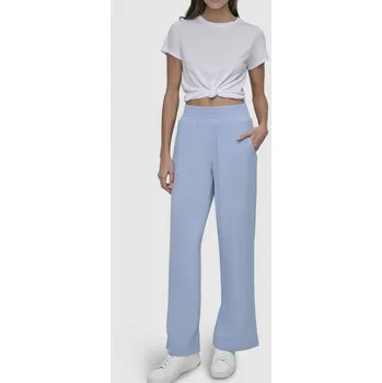 Dámské kalhoty KALHOTY DKNY STRAIGHT LEG PANT FOREVER BLUE