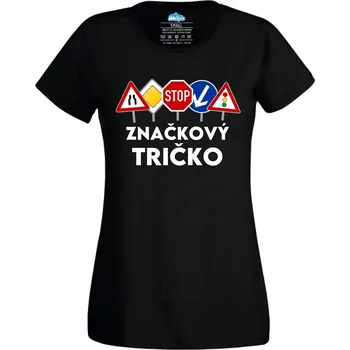 Dámské tričko Dámské tričko Značkové tričko (Velikost: XXL, Barva: Černá)