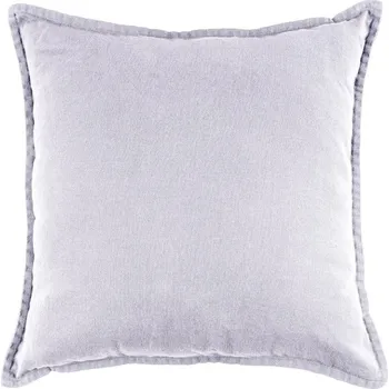Polštář Čtvercový polštář STONEWASH šeříkový