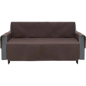 Napínací potah Potah na sedačku PARIS hnědý, 190 cm