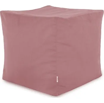 Taburet Taburetka Cubo pudrová plyš