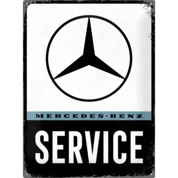 Plechová cedule Plechová cedule Mercedes service