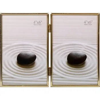 Rám na obraz Zlatý fotorámeček HAMBURK 2/10x15 kph